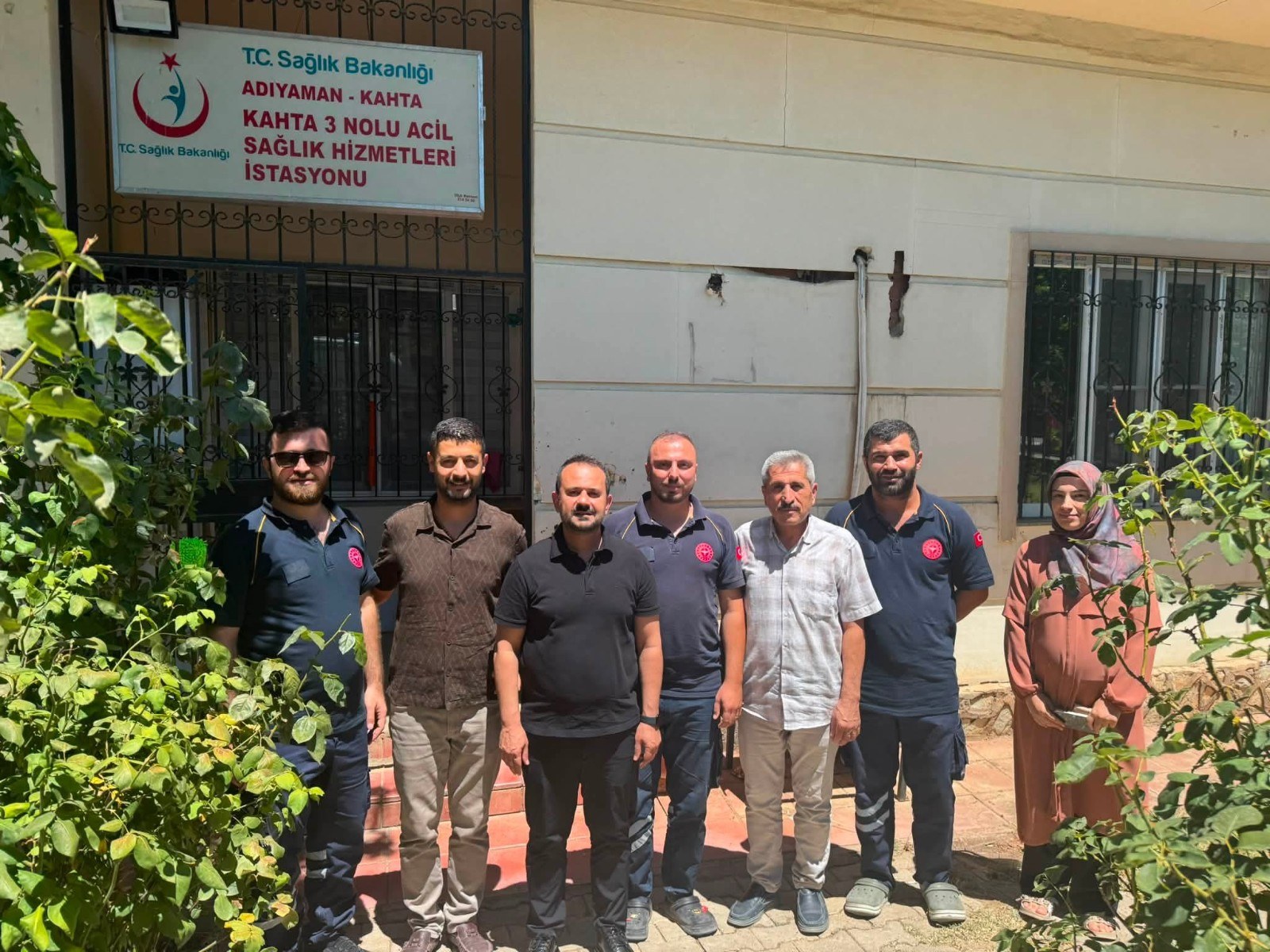 Sağlık-Sen Adıyaman Kahta'da Çalışanları Ziyaret Etti