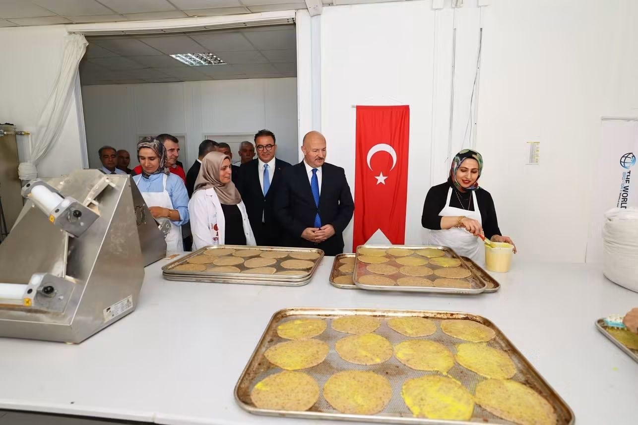 Samsat Taplama Üretim Merkezine Ziyaret Gerçekleşti