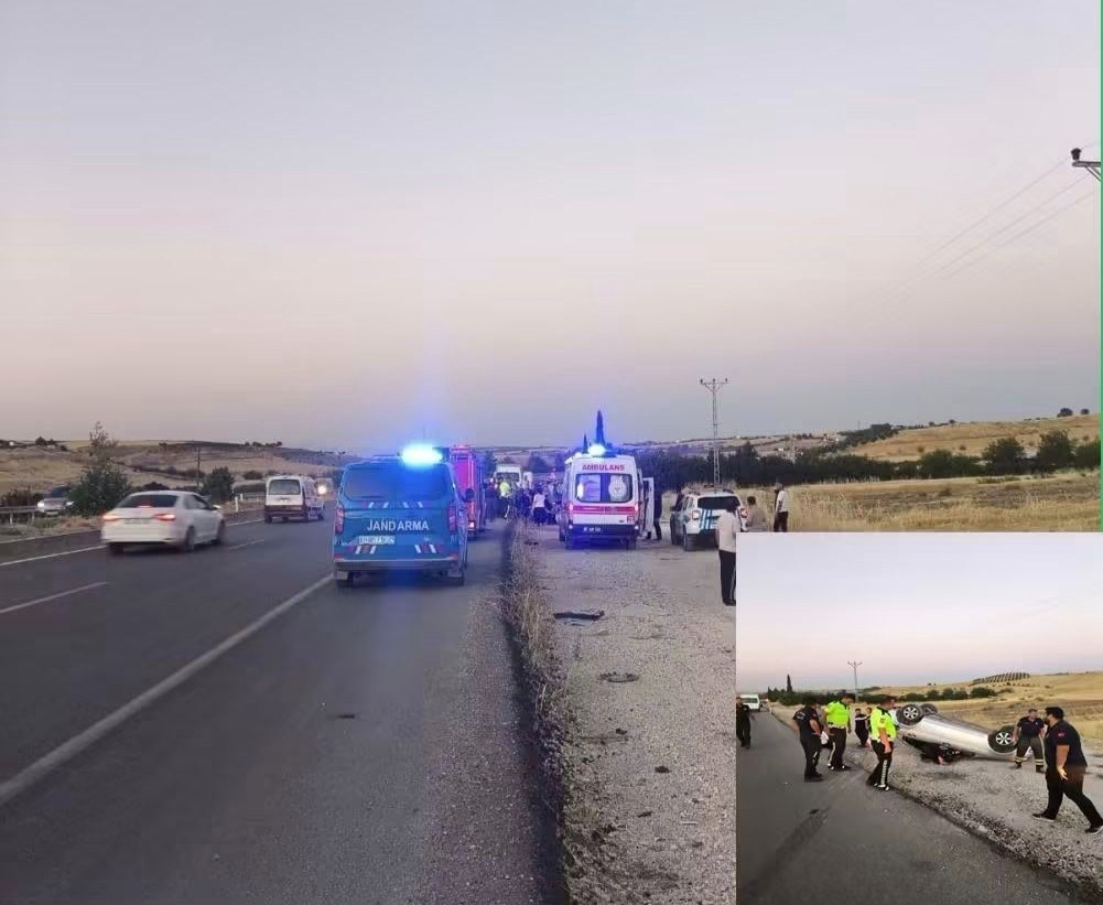 Adıyaman Kâhta Karayolunda Trafik Kazası