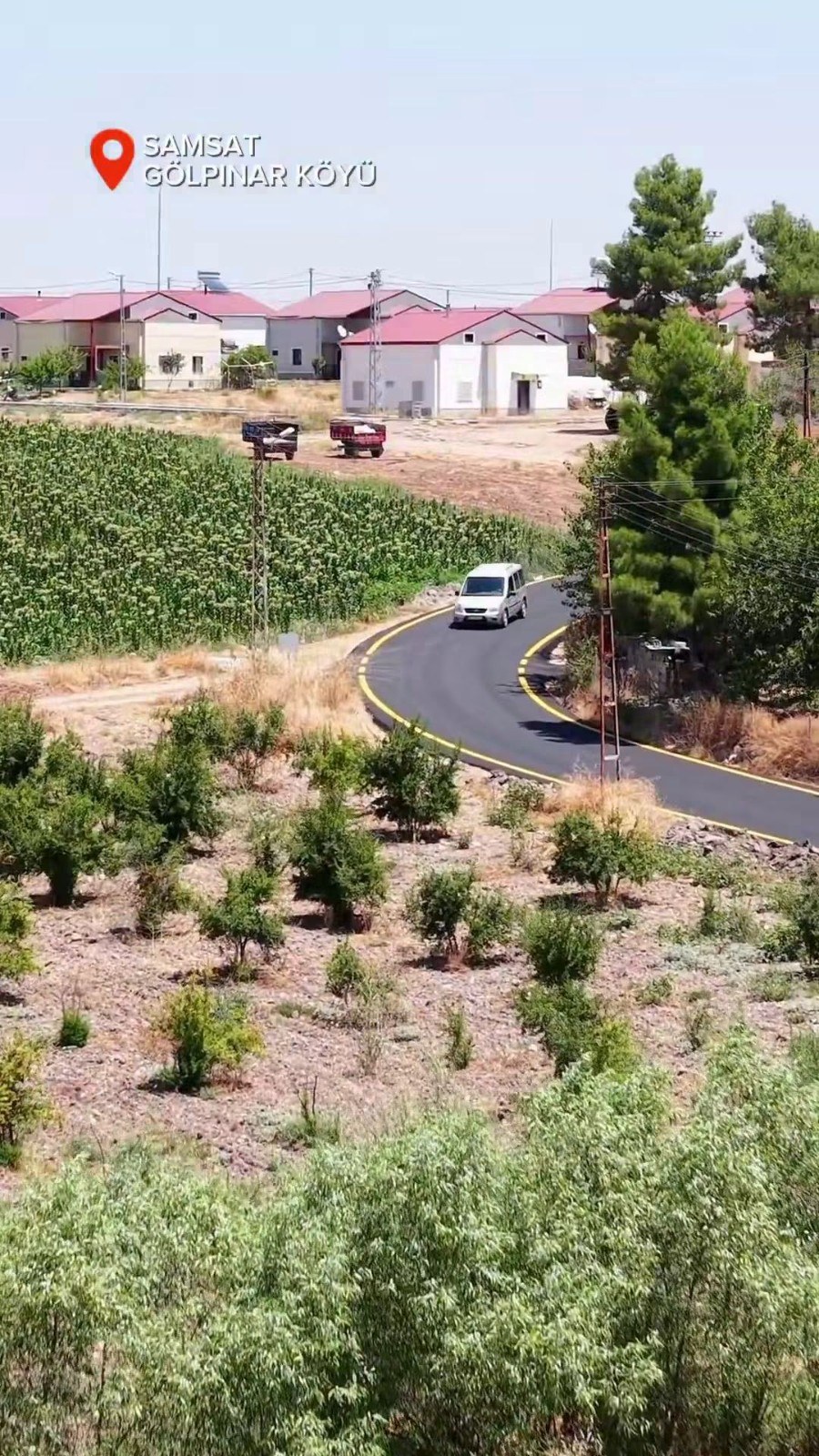 Adıyaman Köy Yollarında Asfalt Çalışmaları Sürüyor