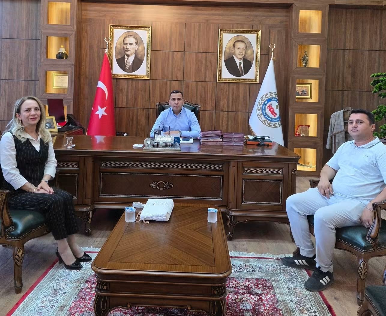 Gölbaşı Kaymakamı Kadir Algın'dan Halkbank'a Ziyaret
