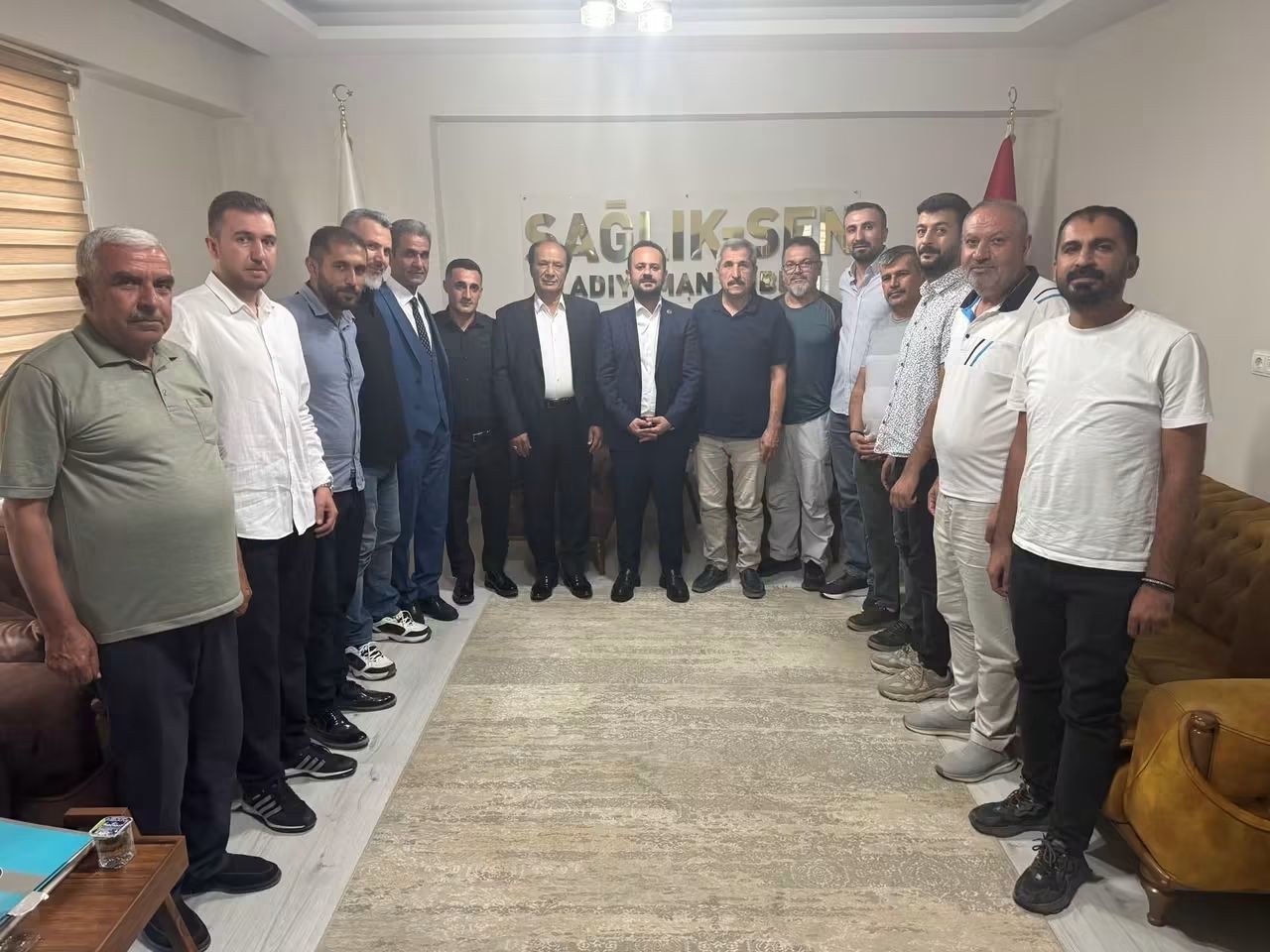 Sağlık-Sen Adıyaman İlçe Başkanlıklarında Görev Değişimi