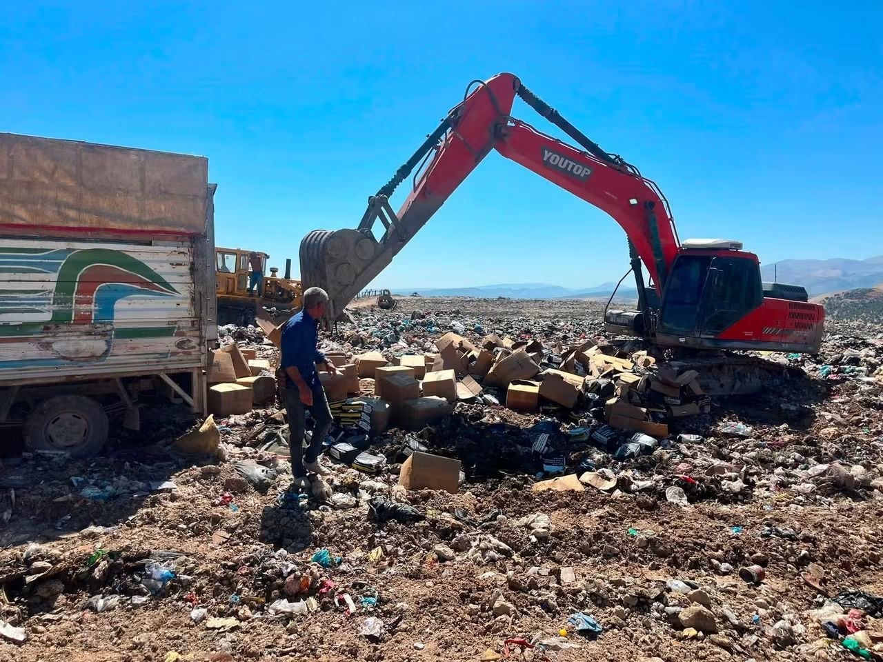 Adıyaman'da 7 Ton Kaçak Tütün İmha Edildi