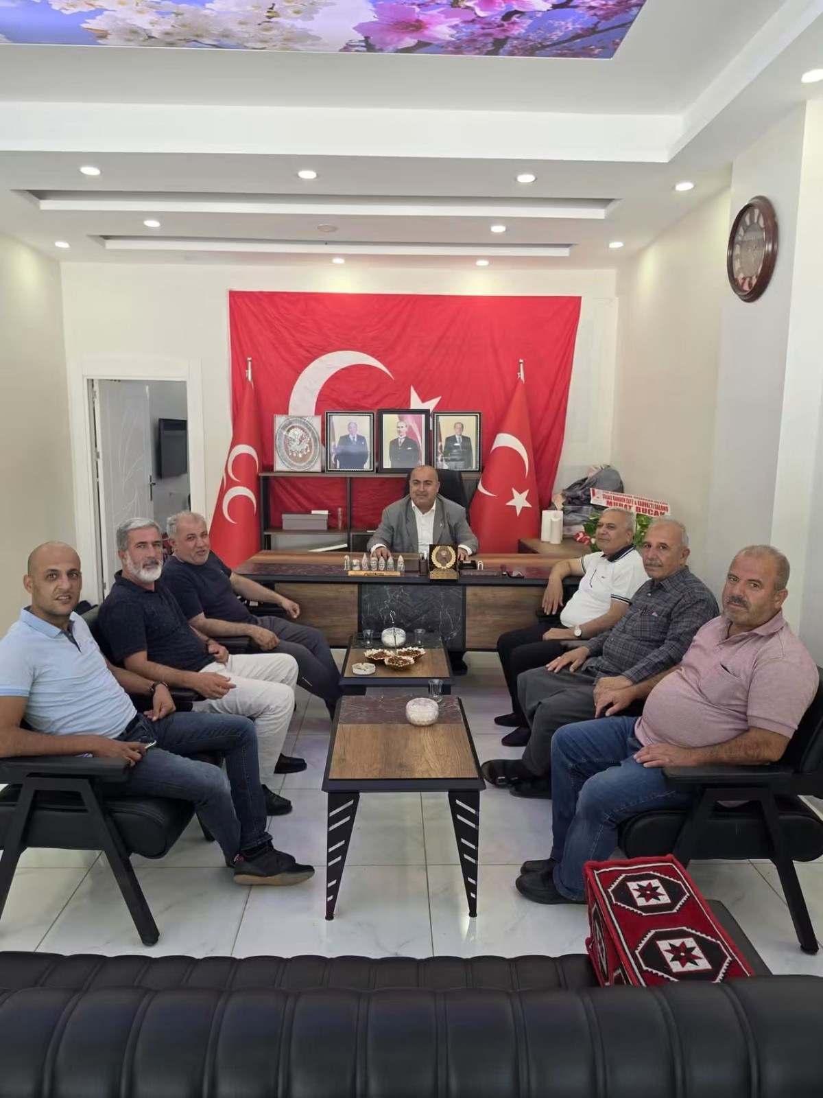 Kahta Milliyetçi Hareket Partisi İlçe Başkanlığına Hayırlı Olsun Ziyareti