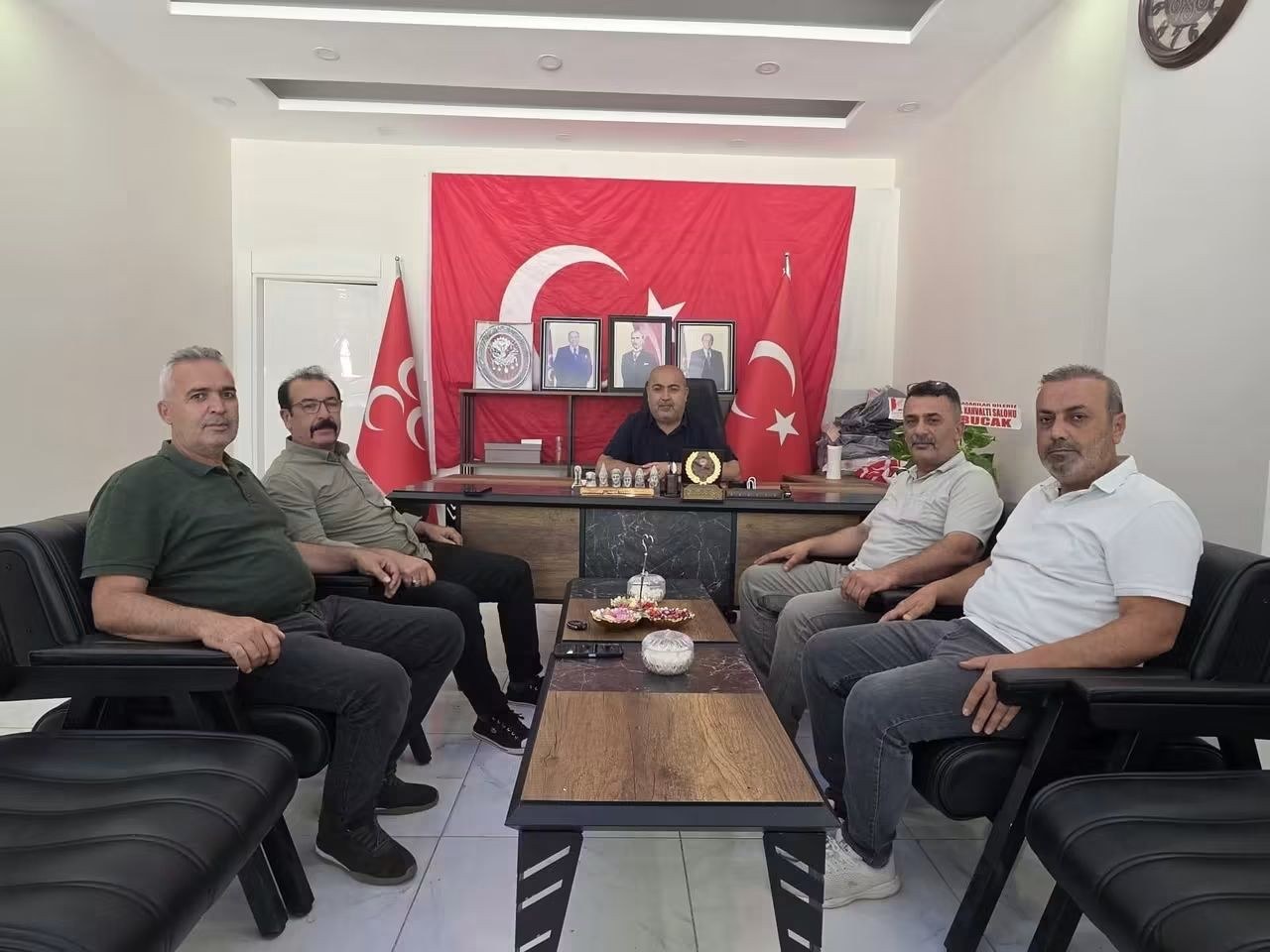 Kahta Milliyetçi Hareket Partisi İlçe Başkanlığına Ziyaret Gerçekleşti