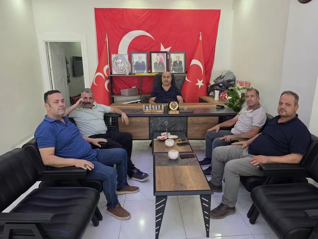 Kahta Milliyetçi Hareket Partisi İlçe Başkanına Hayırlı Olsun Ziyareti