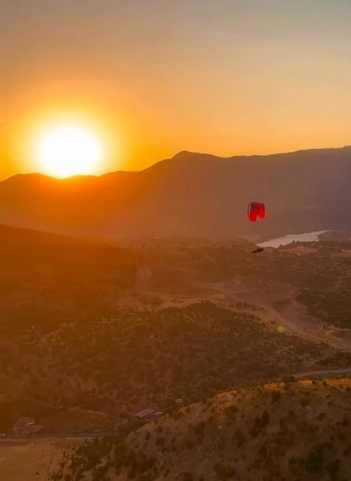 Gölbaşı'nın Doğal Güzellikleri Gökyüzünden Görüntülendi