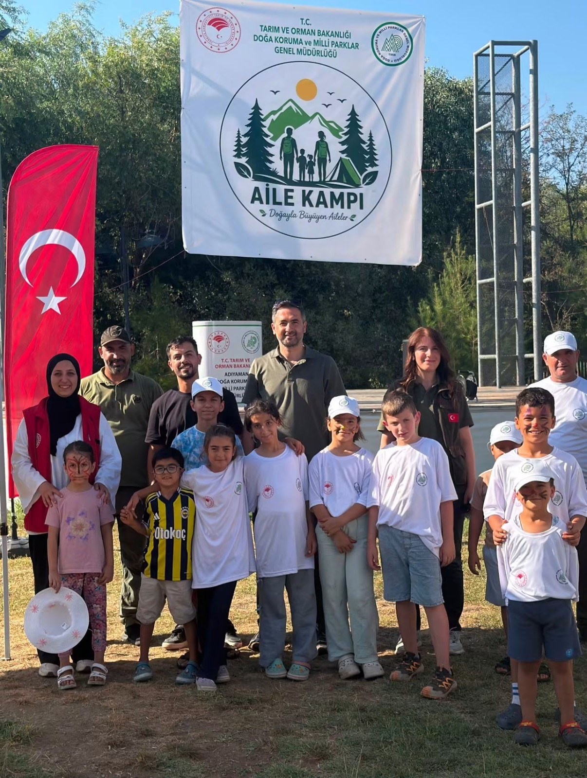 Adıyaman Gölbaşı Tabiat Parkı'ndaki Aile Kampı Doğa Severleri Ağırladı