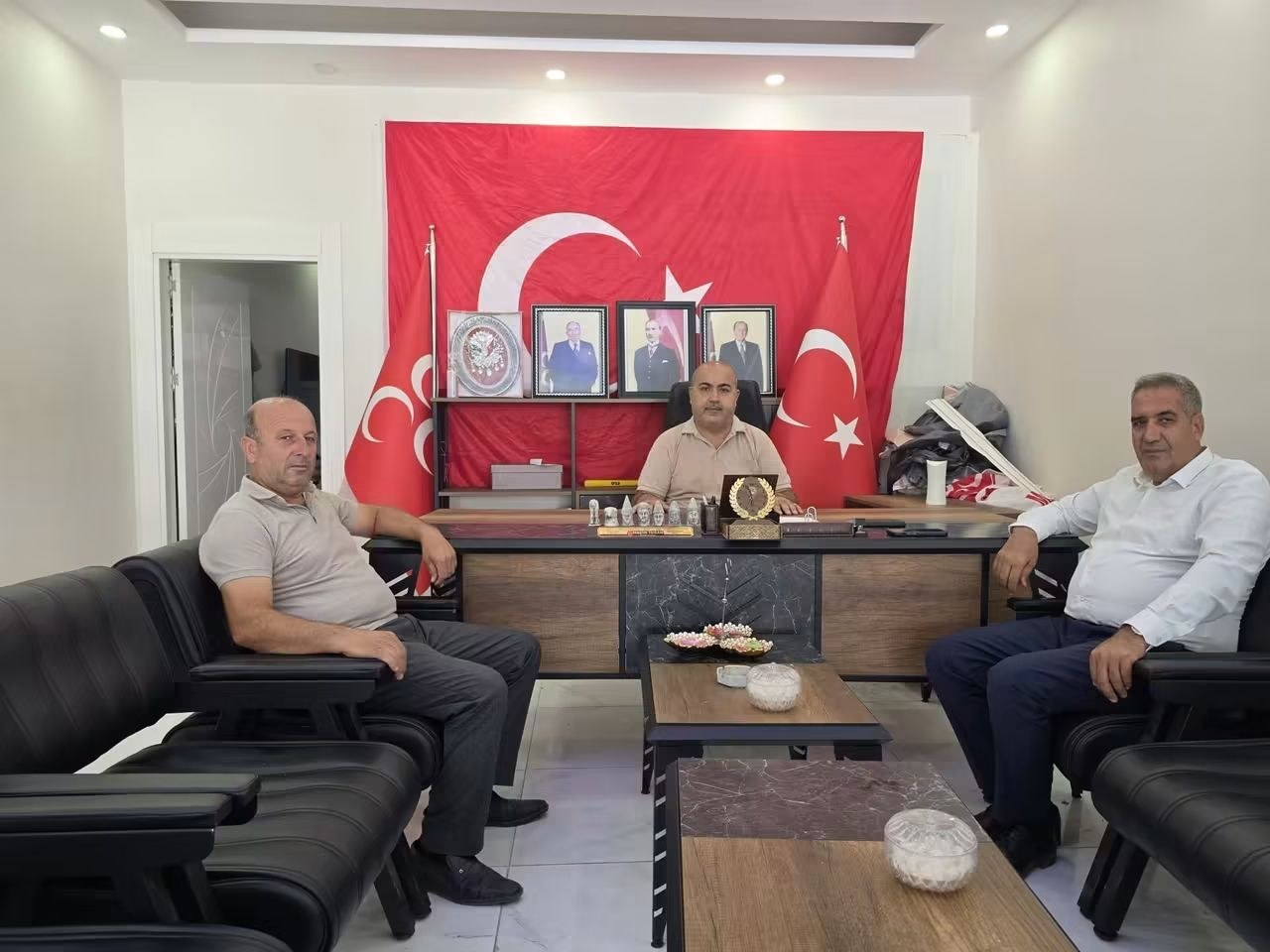 Kahta Milliyetçi Hareket Partisi İlçe Başkanı Turan'dan Erdoğan'a Ziyareti İçin Teşekkür Etti