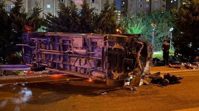 Esenler'de Makas Atan Minibüs Kazası: 1 Kişi Öldü