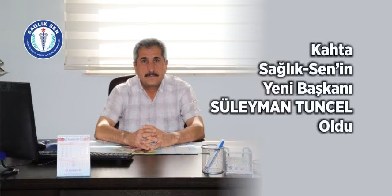 Kahta Sağlık-Sen Şube Başkanlığına Yeni Atama