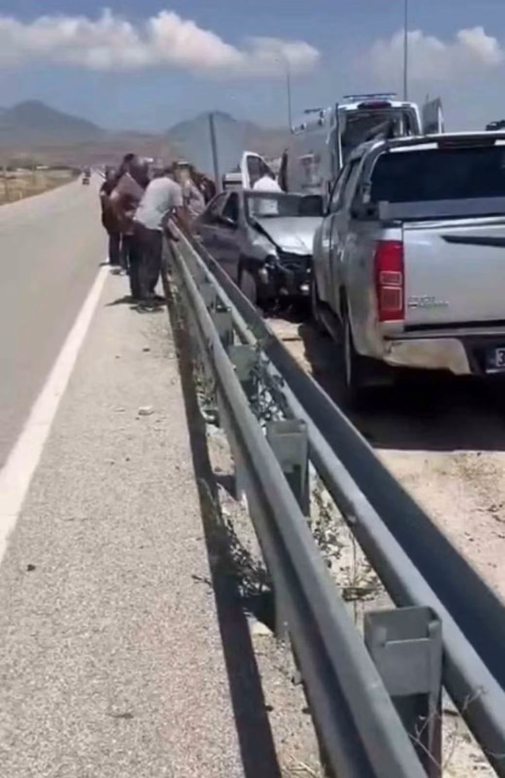 Kuzey Çevre Yolunda Trafik Kazası