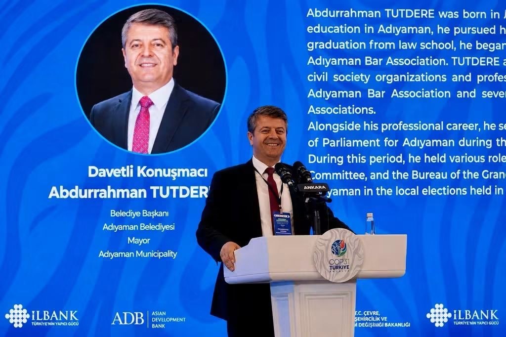 Adıyaman Belediye Başkanı Tutdere COP31 Programına Katıldı
