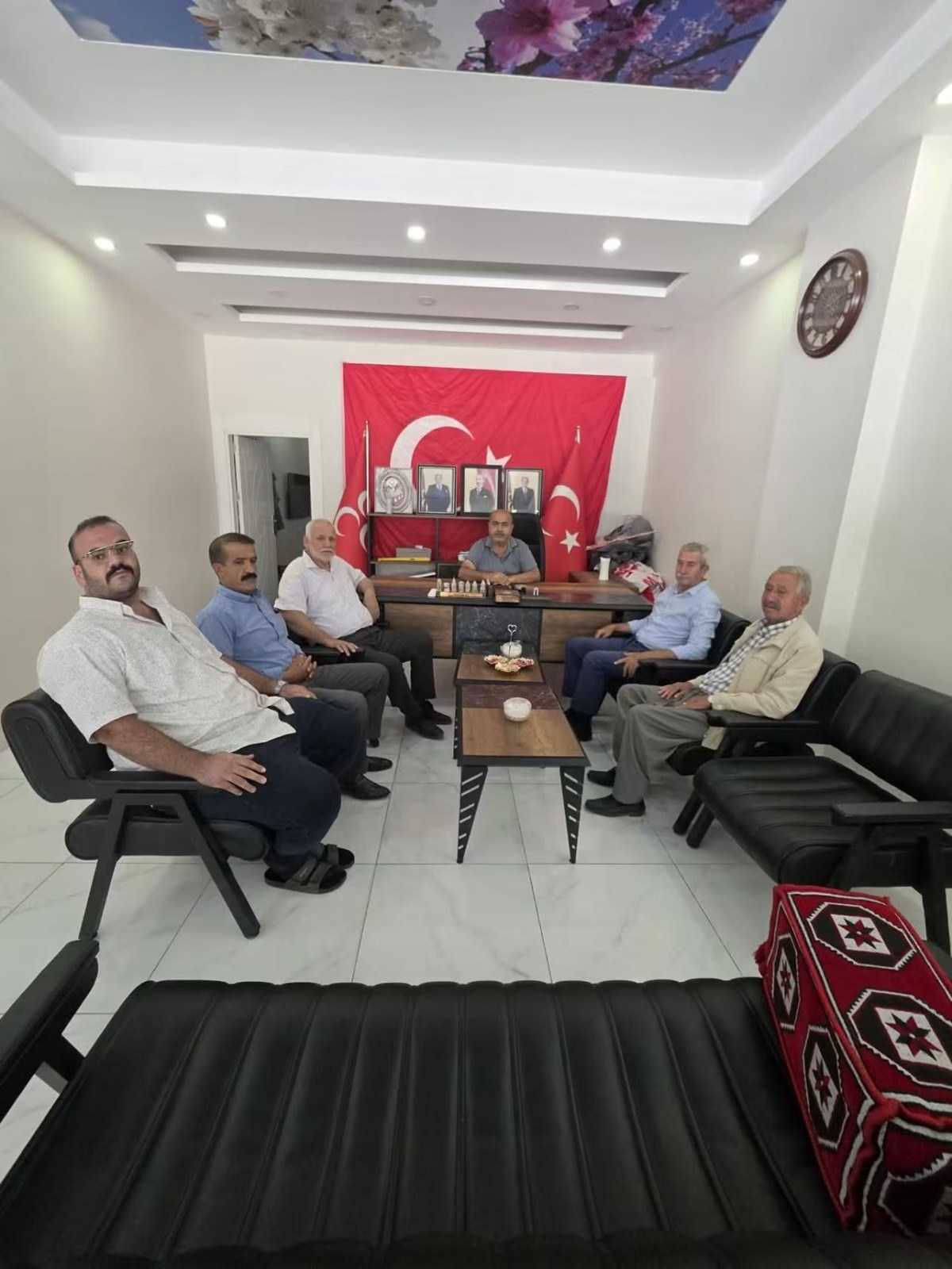 Kahta Milliyetçi Hareket Partisi İlçe Başkanlığına Ziyaret