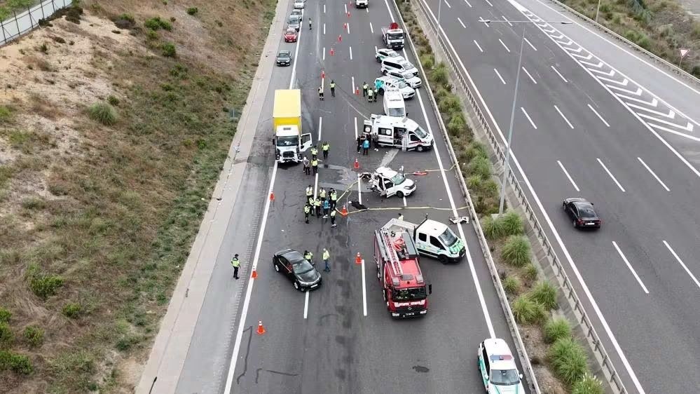 Sarıyer Kuzey Marmara Otoyolu'nda Trafik Kazası