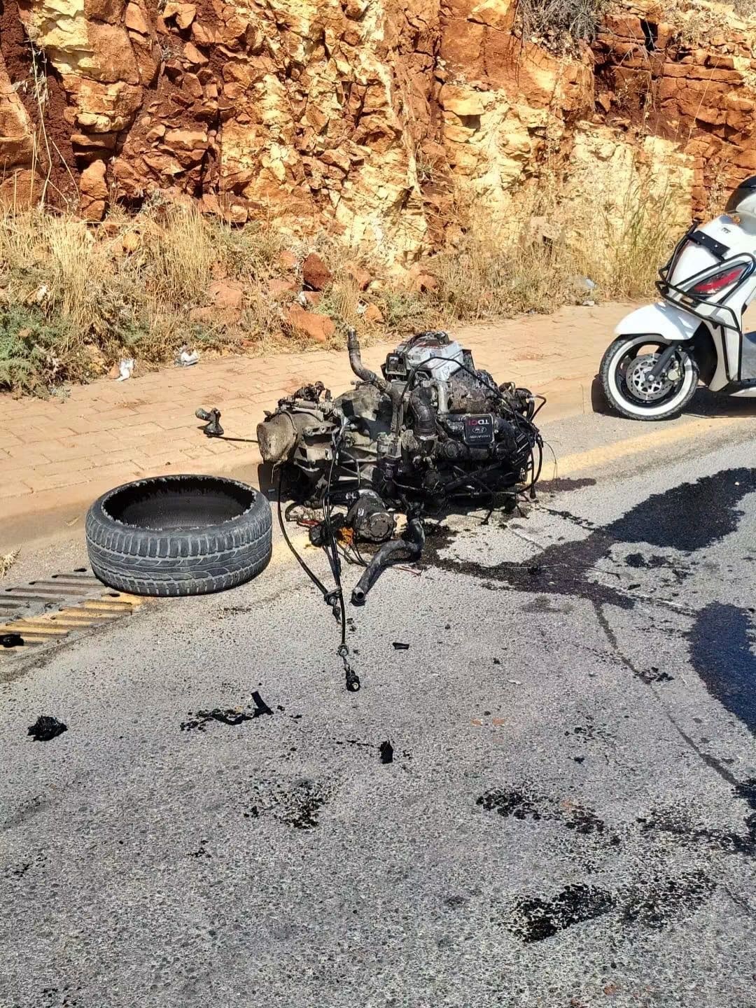 Adıyaman İndere TOKİ Yolunda Trafik Kazası