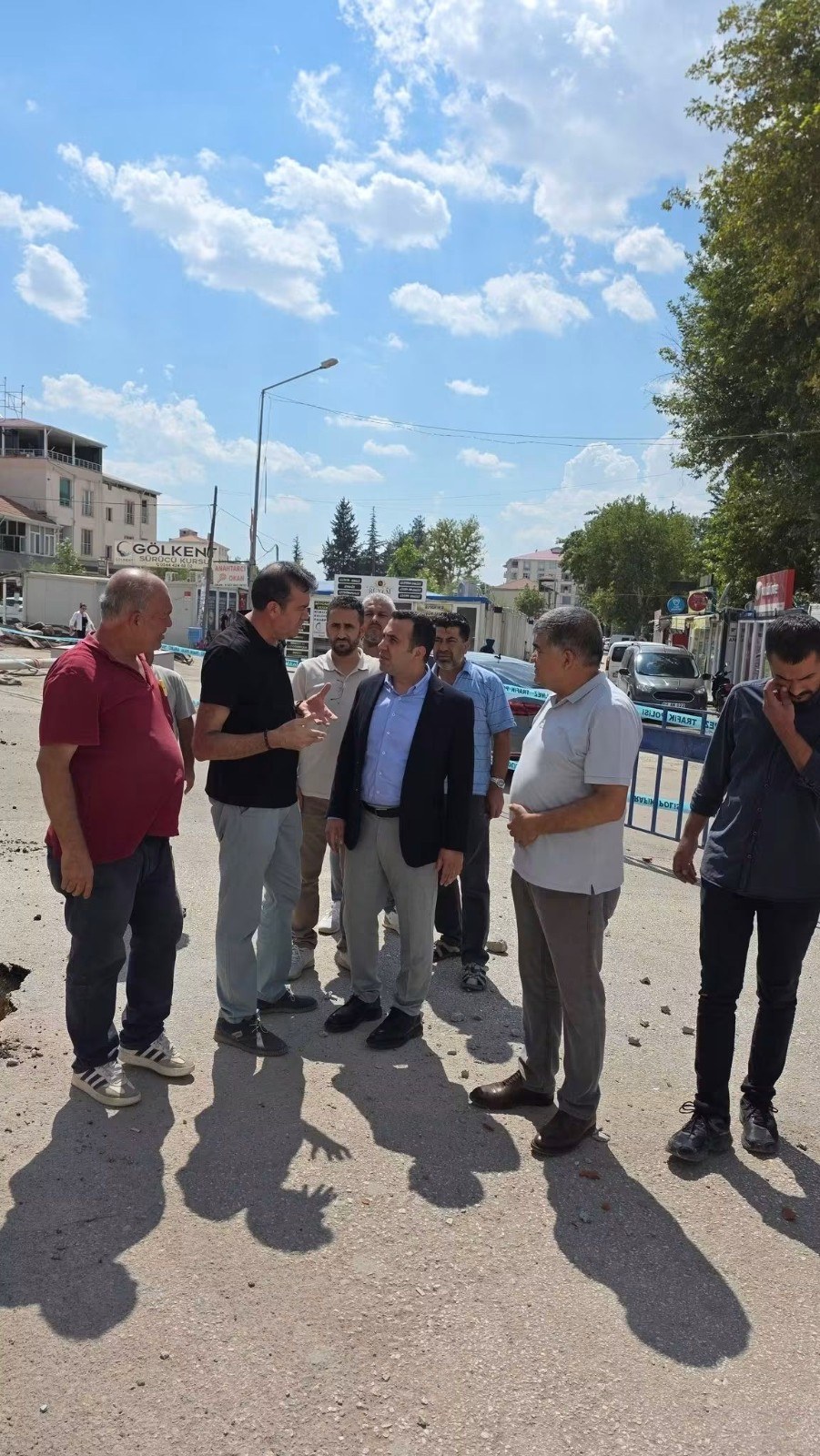 Gölbaşı'nda Dere Islah Çalışmaları İncelendi