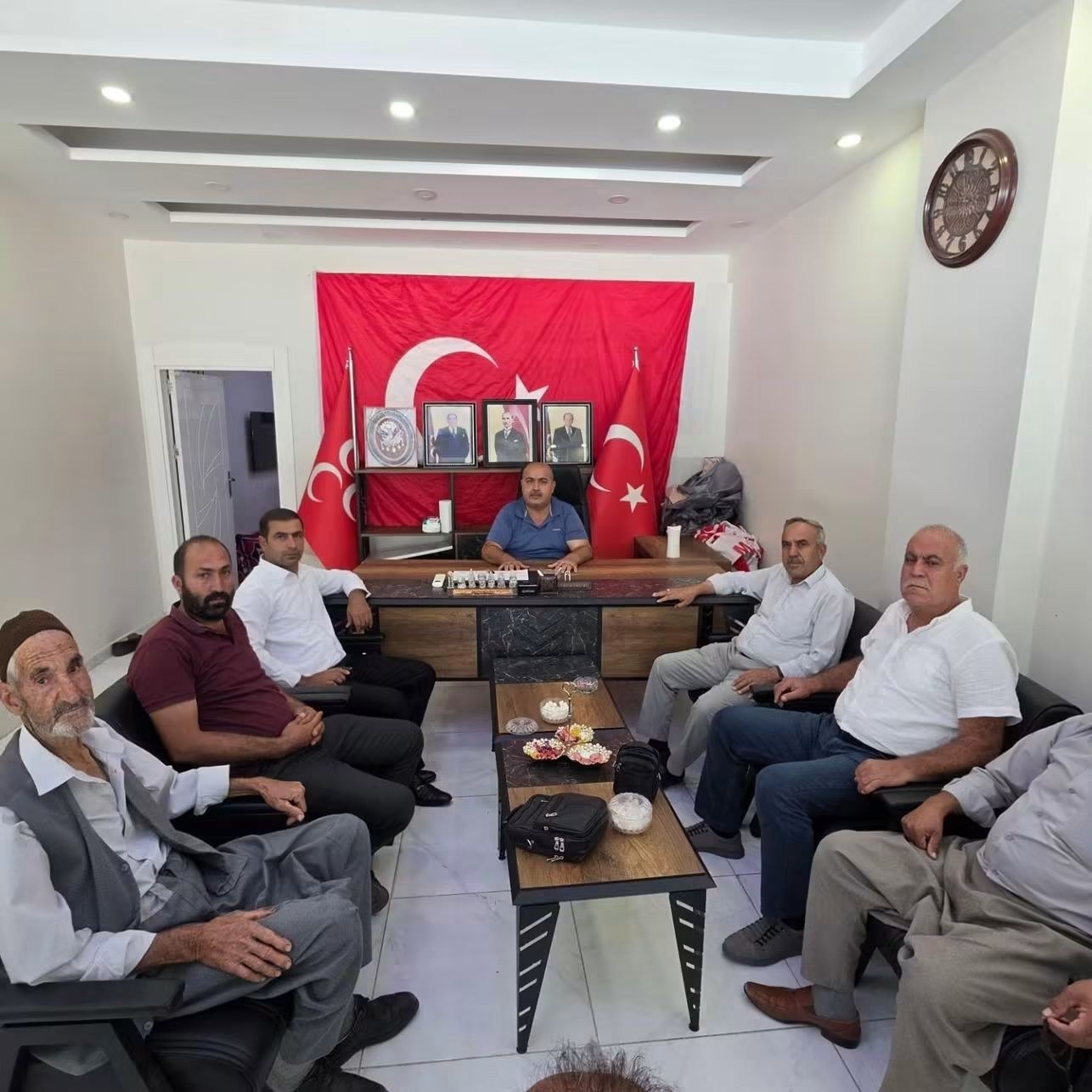 Kahta Milliyetçi Hareket Partisi İlçe Başkanı'ndan Teşekkür Ziyareti
