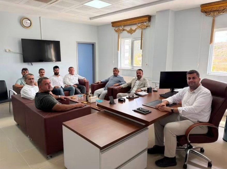 Kahta Devlet Hastanesi Başhekimi Akel'den Sincik Devlet Hastanesi Başhekimi Kaymak'a Ziyaret