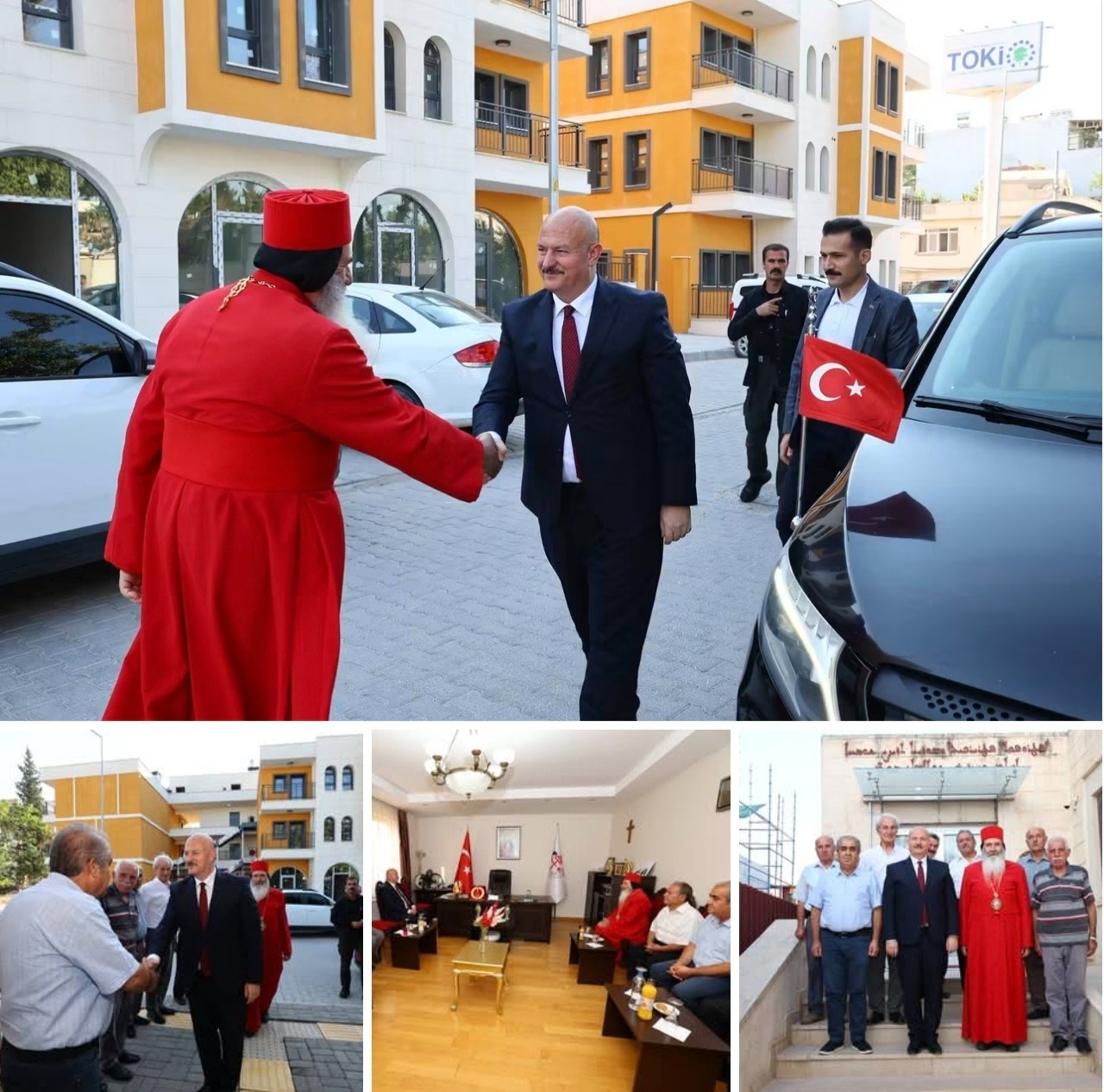 Vali Küçük Adıyaman Süryani Kadim Metropolitliğini Ziyaret Etti