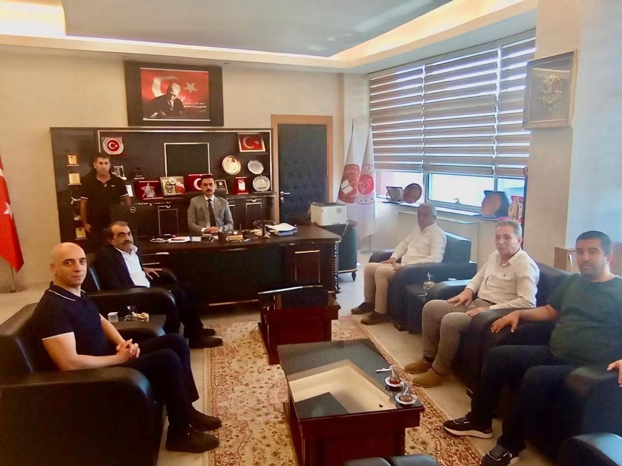 Adıyaman Gazeteciler Cemiyeti'nden Başsavcı Özgür Celbek'e Ziyaret