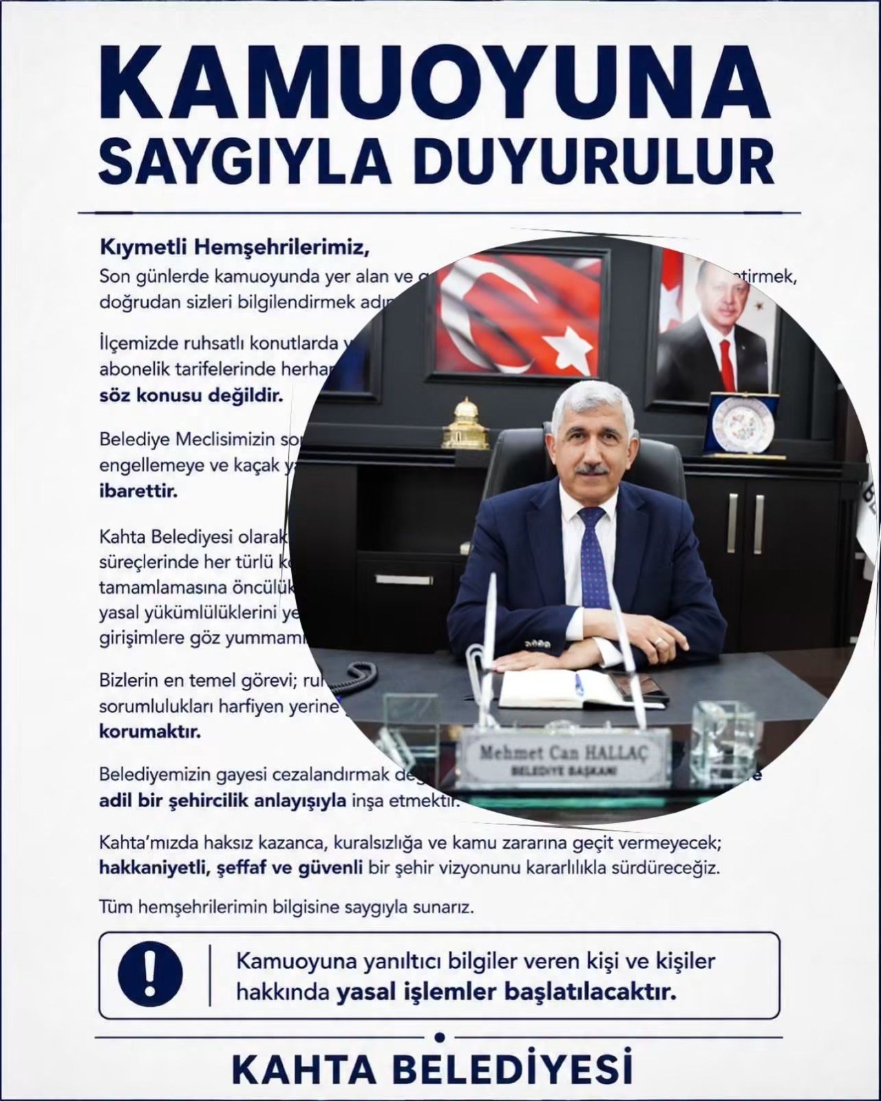 Kahta Belediyesi'nden Su Tarifesi Açıklaması