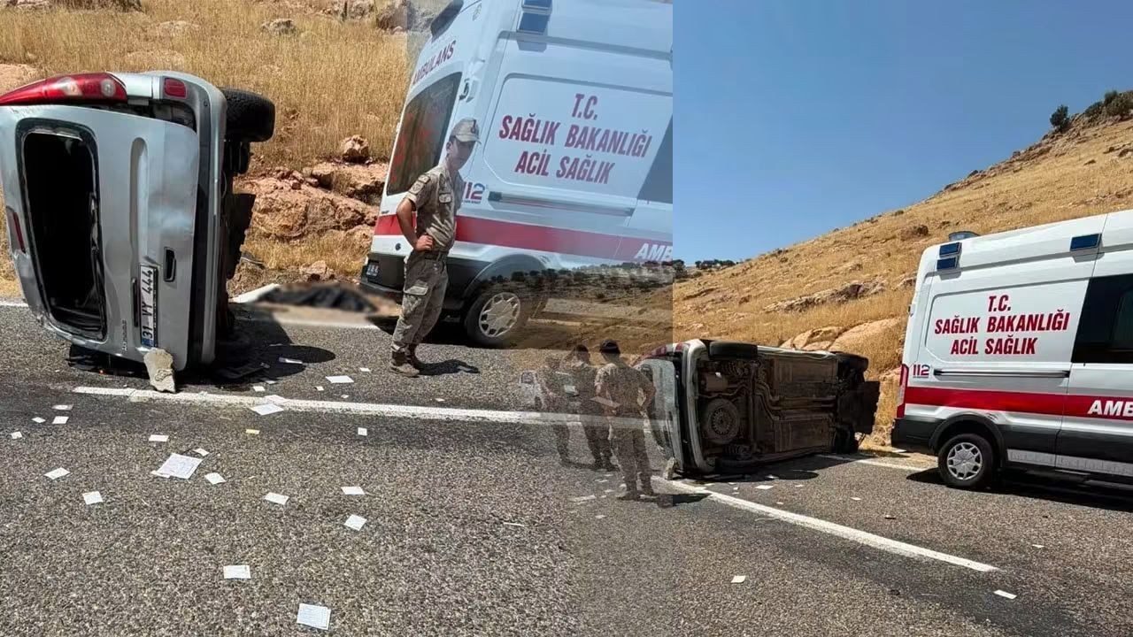 Mardin Nusaybin'de Takla Atan Araçta 1 Kişi Hayatını Kaybetti