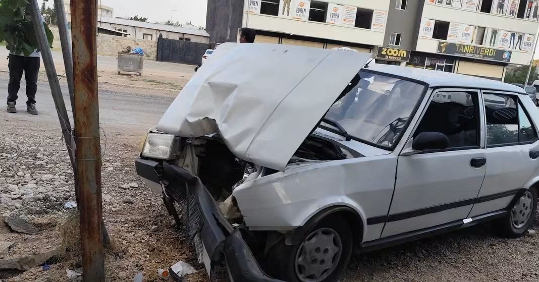 Kahta Girne Mahallesi'nde Trafik Kazası