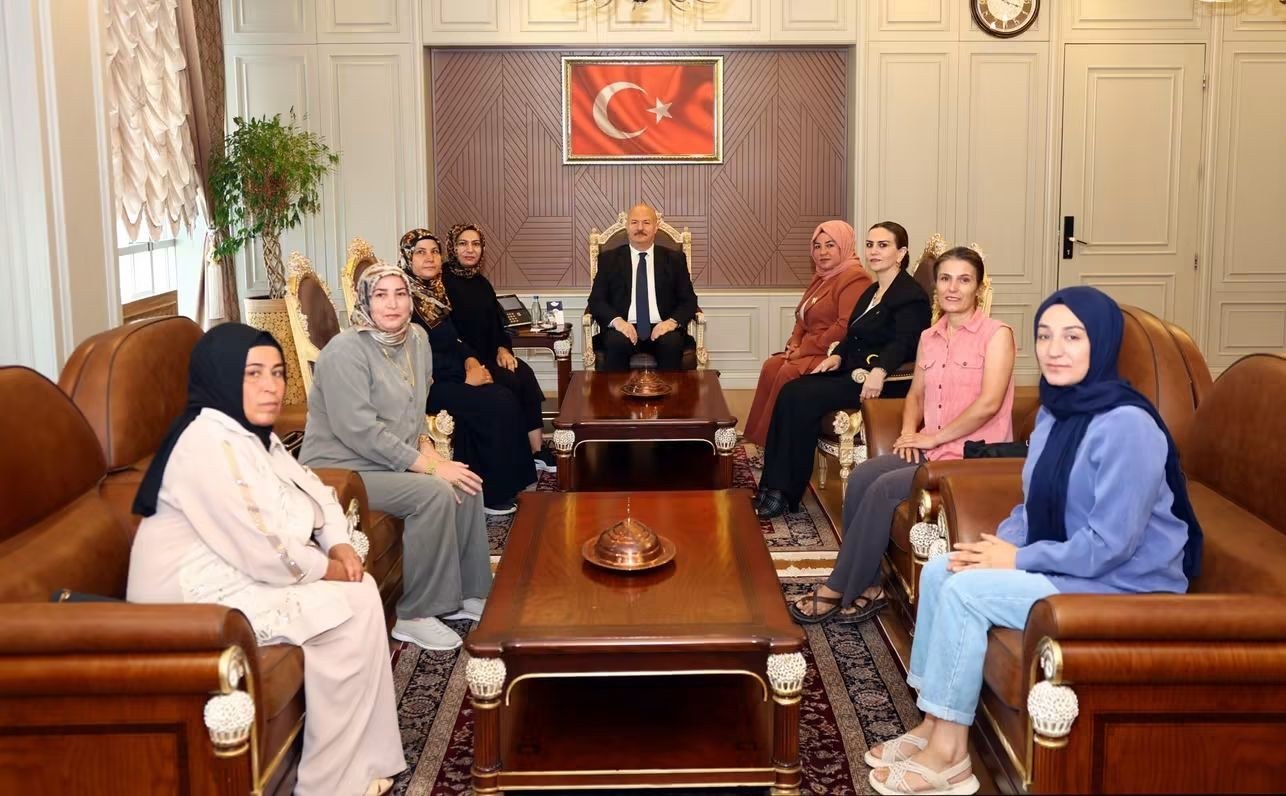 Adıyaman Valisi Kadın Kooperatiflerini Kabul Etti