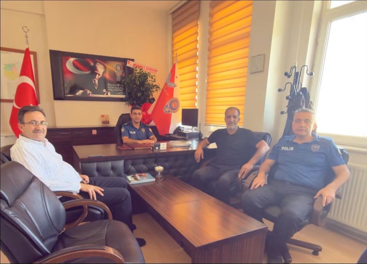 Sincik Belediye Başkanı Korkut Emniyet Amirliğini  Ziyaret Etti