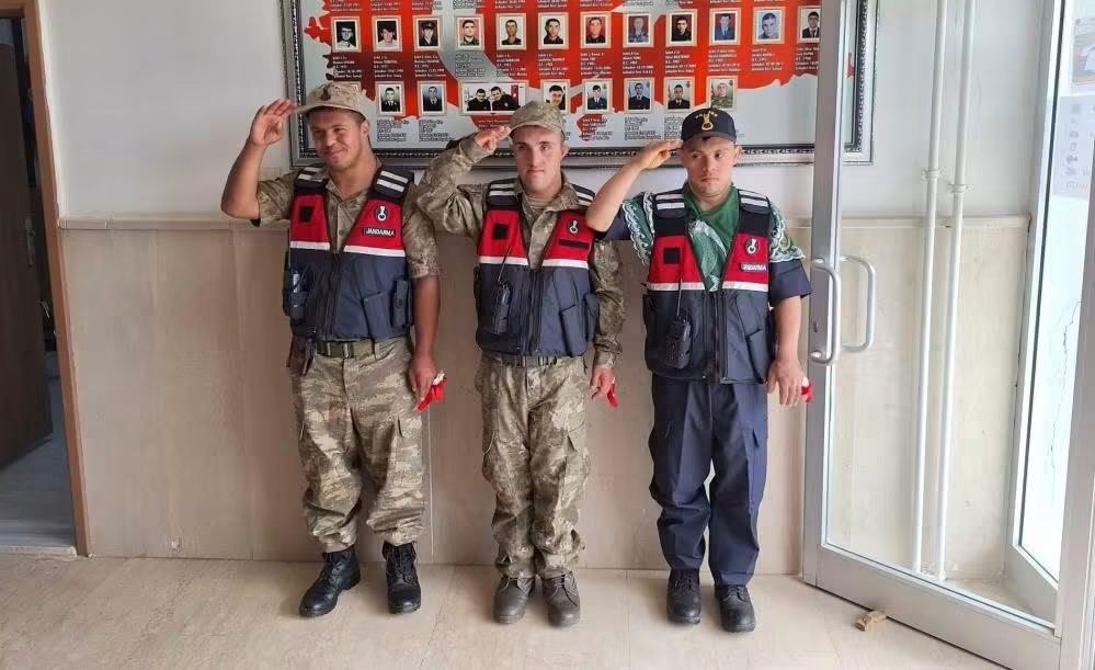 Besni'de Askerlik Hayali Kuran Engelli Bireyler İçin Temsili Askerlik