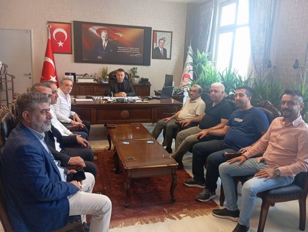 AGC Başkanı Zeki Dişkaya'dan İl Müdürü Şirin'e  Ziyareti