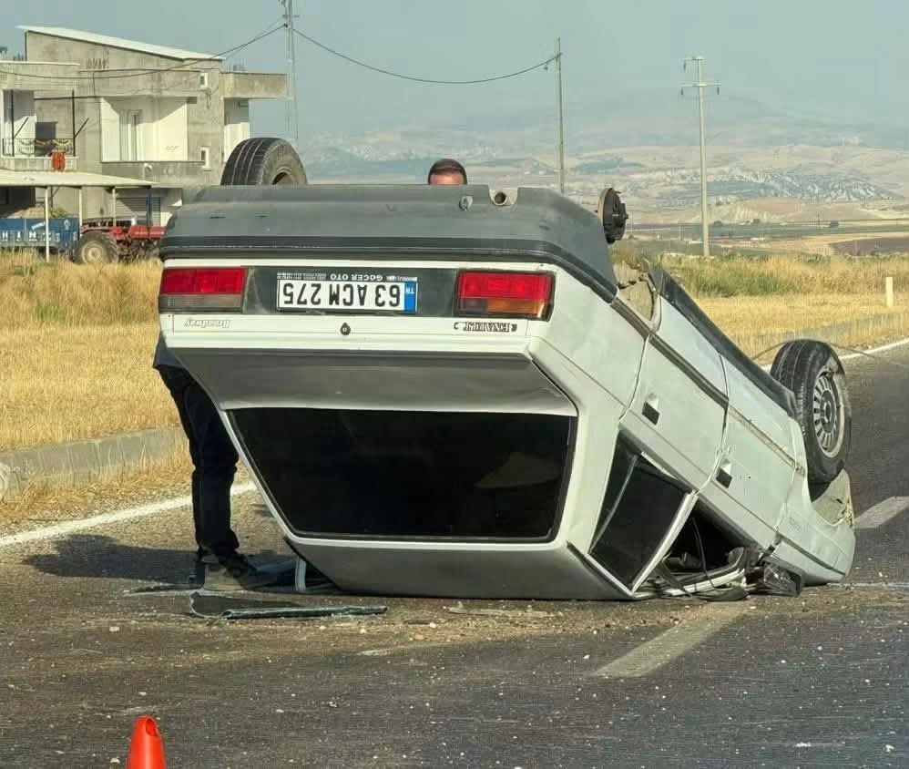 Adıyaman'da Otomobil Takla Attı: 1 Kişi Yaralandı