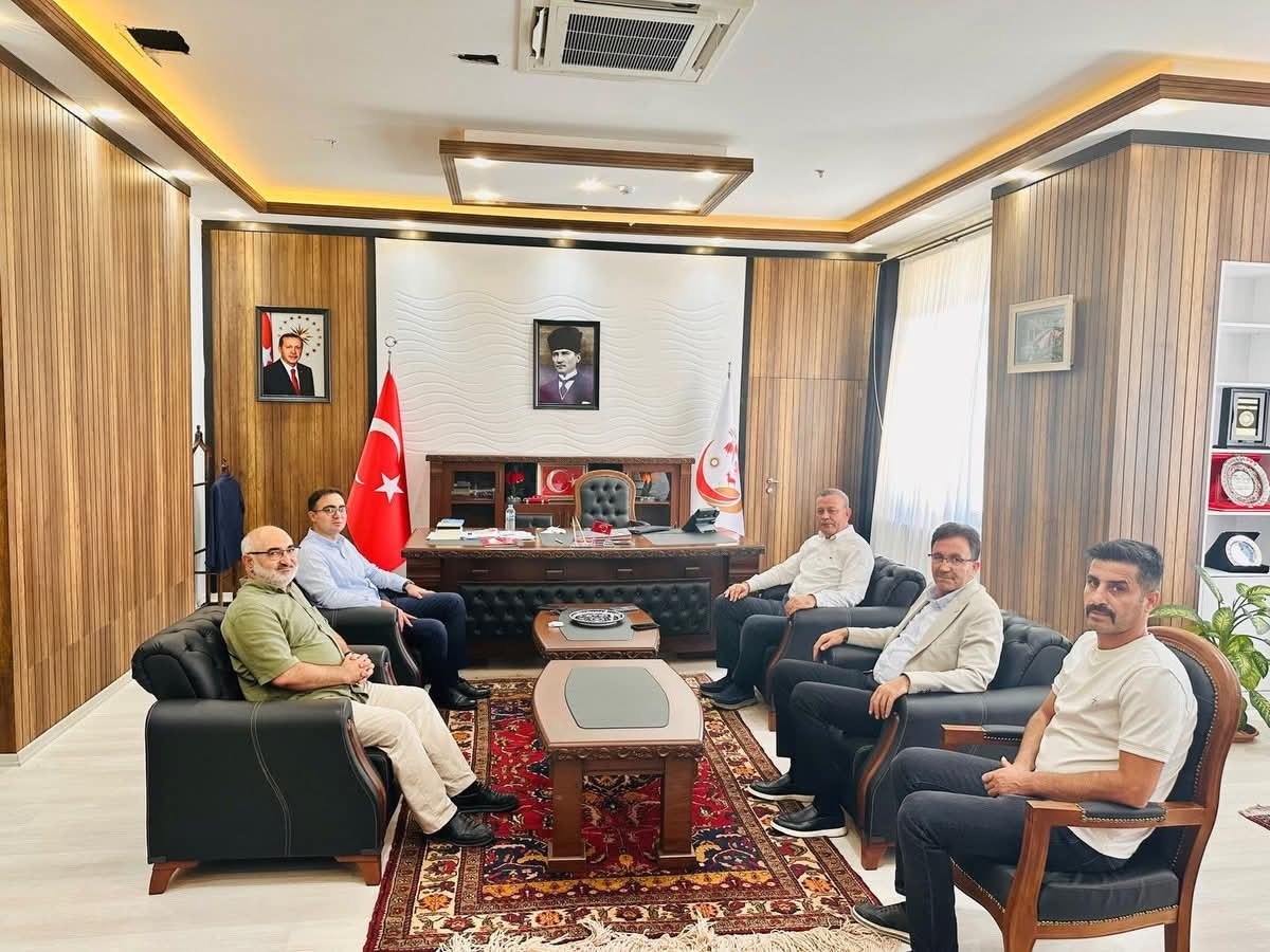 Rektör Elmastaş'tan Sincik Kaymakamı Yıldız'a Ziyaret