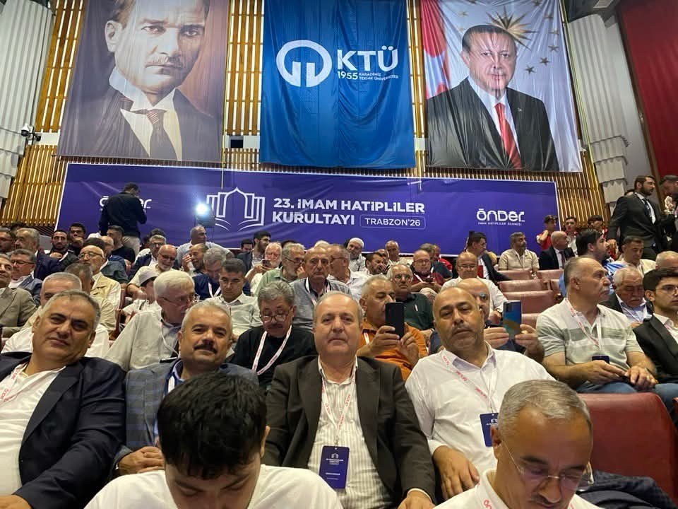 Kahta KİMDER-ÖNDER Başkanı Dündar Trabzon'da 23. İmam Hatipliler Kurultayına Katıldı