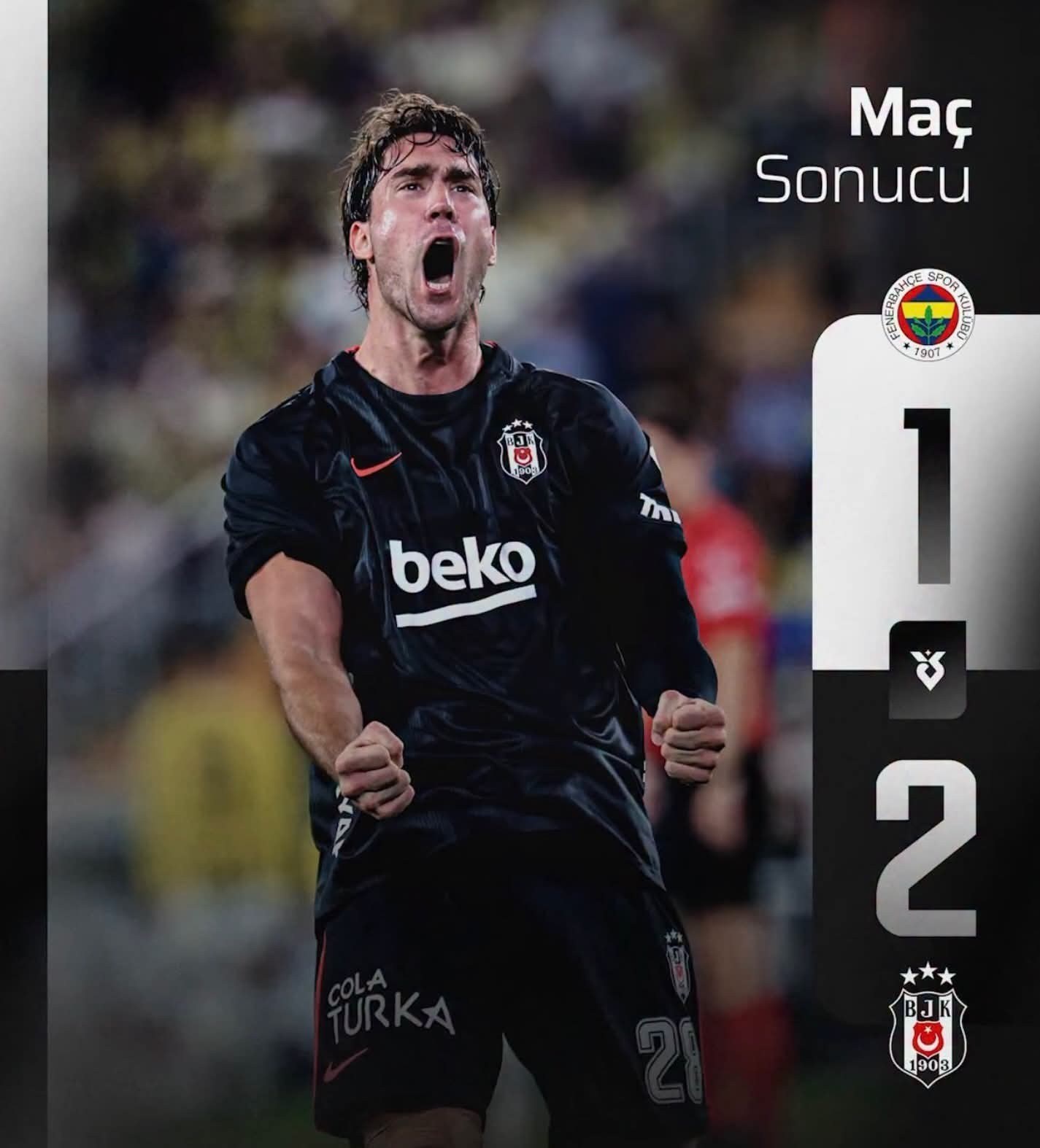 Beşiktaş Fenerbahçe Deplasmanında Galip Geldi