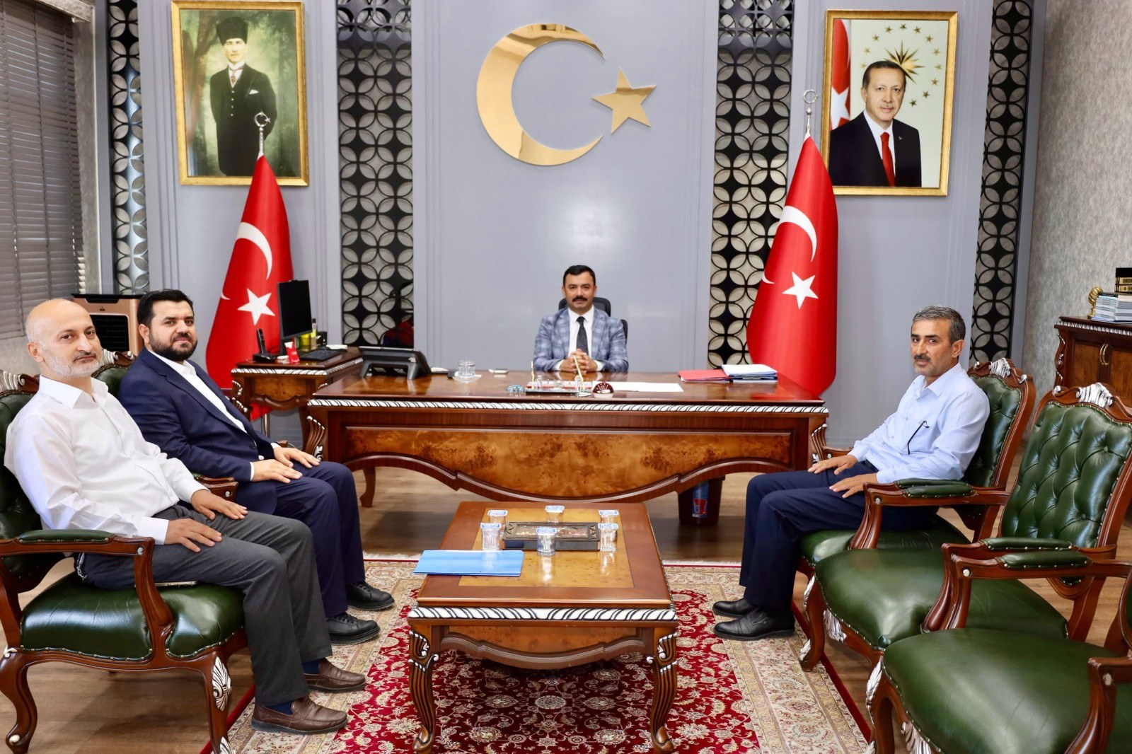 Hür Dava Partisi'nden Kahta Kaymakamlığına Ziyaret