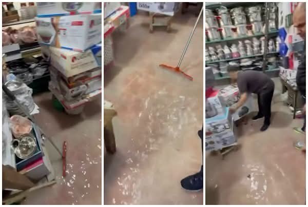 Adıyaman'da Şebeke Hattı Patlaması Yaşandı İş Yerine Su Bastı