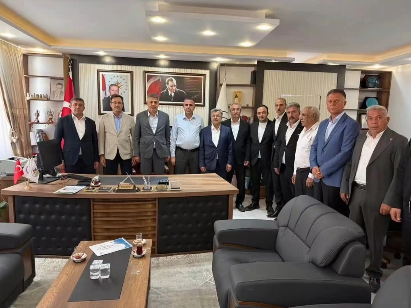 İnlice Belediye Başkanı Yakan Sincik'te Ziyaretlerde Bulundu