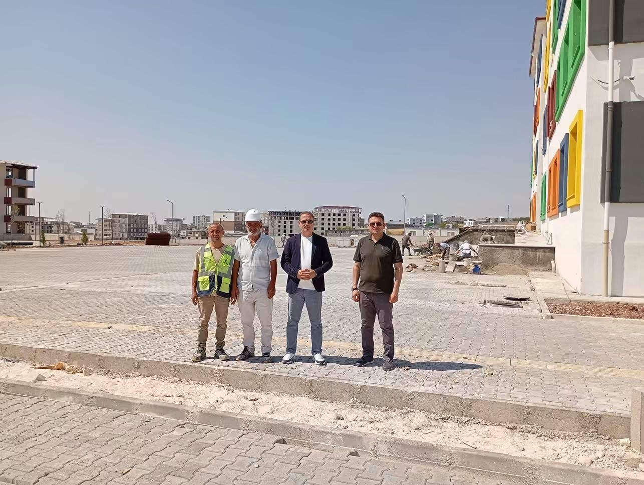 Adıyaman MEM Tosun Kahta'da Yeni Çobanlı İlkokulunda İncelemelerde Bulundu