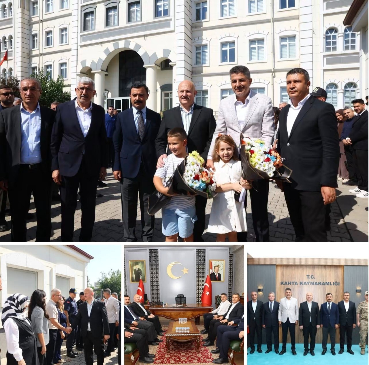 Vali Abdullah Küçük Kahta Kaymakamlığını Ziyaret Etti