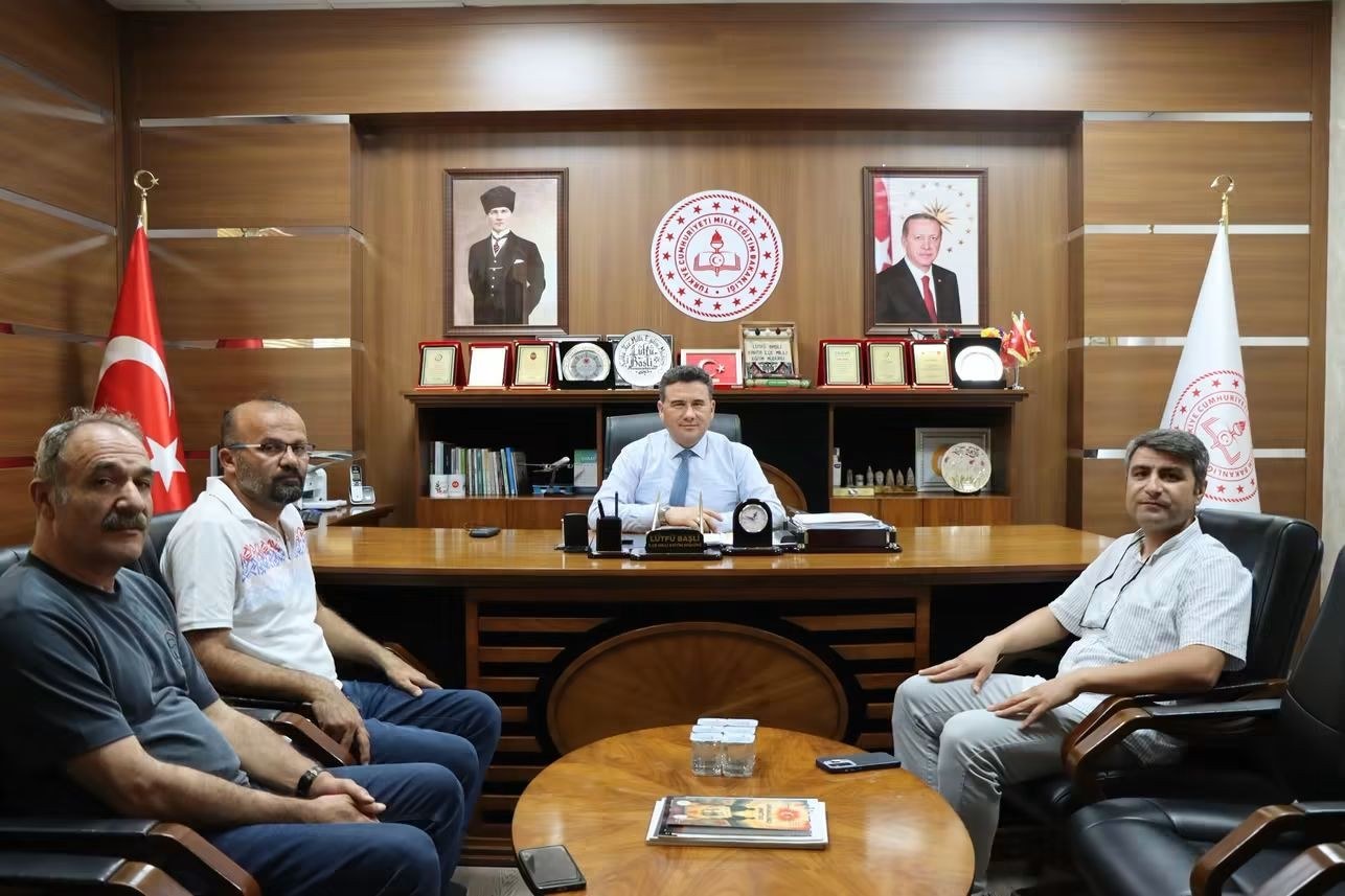 Kahta Eğitim-Sen'den İlçe Milli Eğitim Müdürü Başli'ya Ziyaret