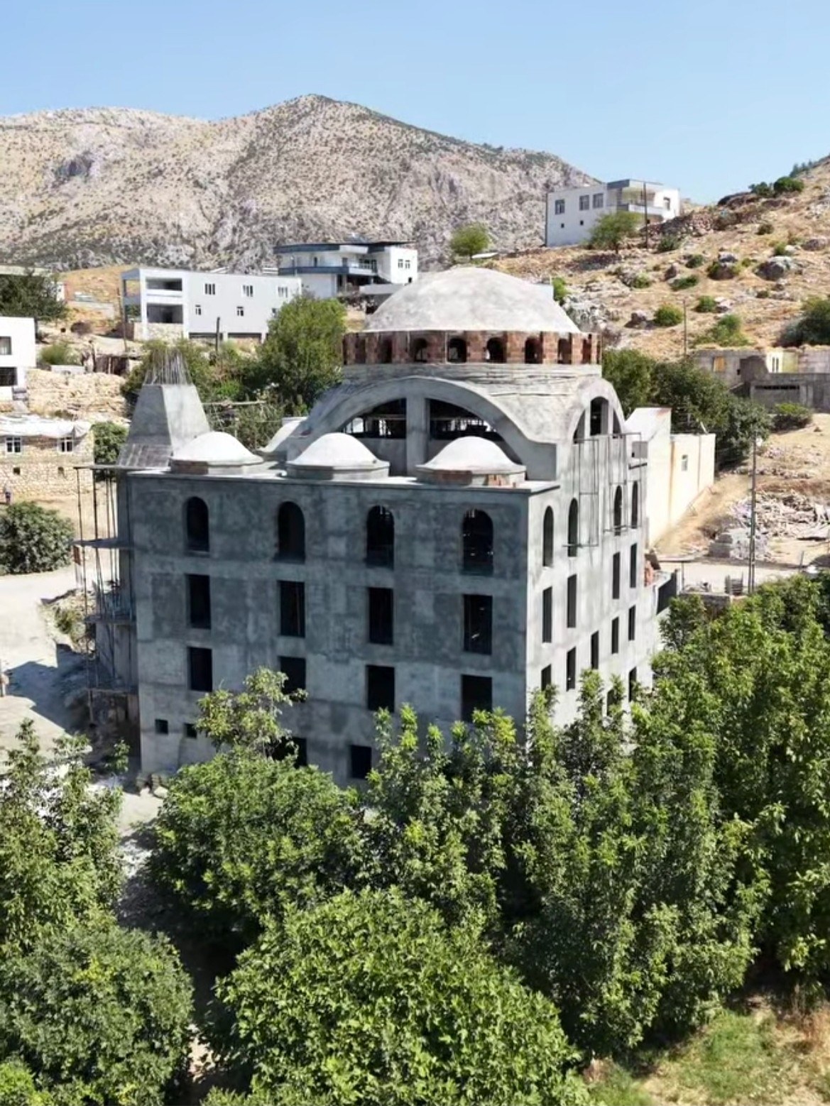 Damlacık Köyü Camii İnşaatı Devam Ediyor Hayırseverlerin Yardımlarını Bekliyor