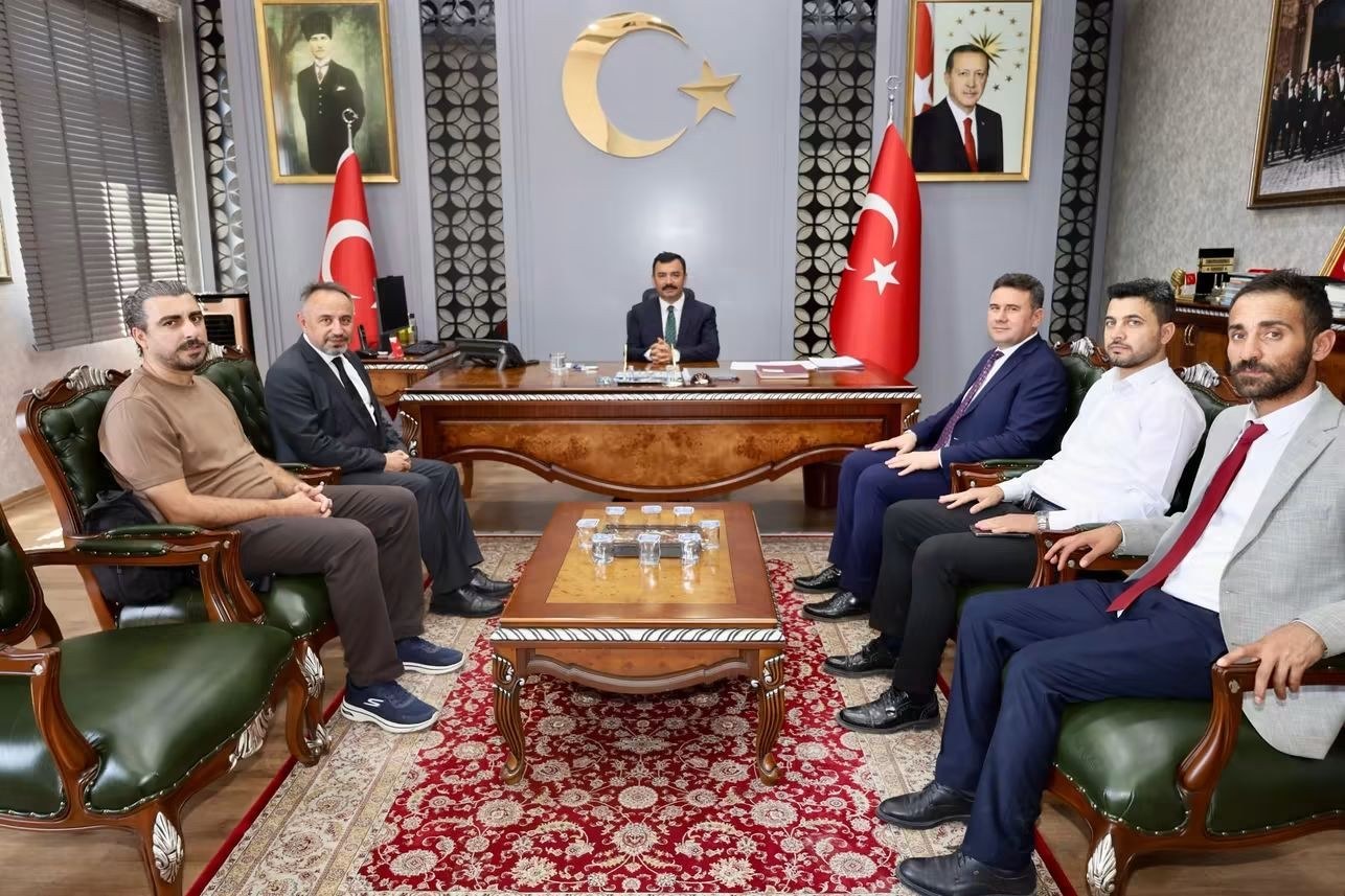Prof. Dr. Tufan Gündüz'den Kahta Kaymakamlığı Ziyareti