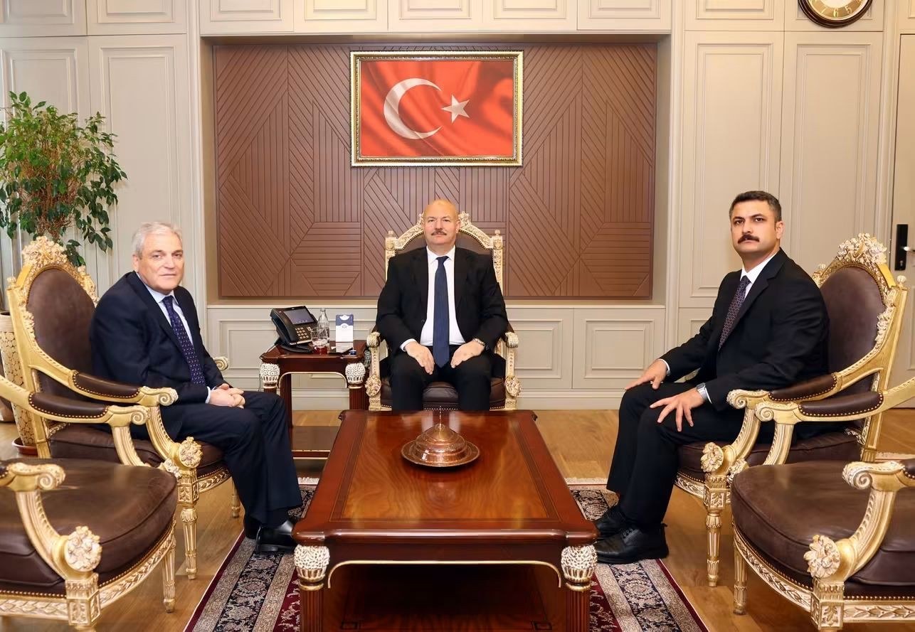 Adıyaman Valisi Abdullah Küçük MEB Müfettişleri Yılmaz ve Buğra'yı Kabul Etti