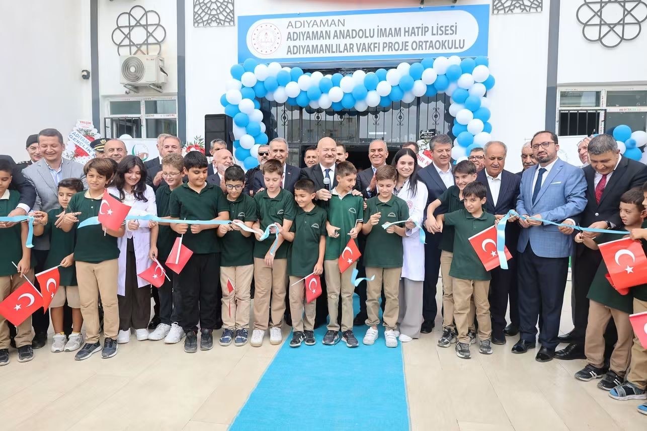 Adıyaman'da Yeni Okulun Açılışı Yapıldı