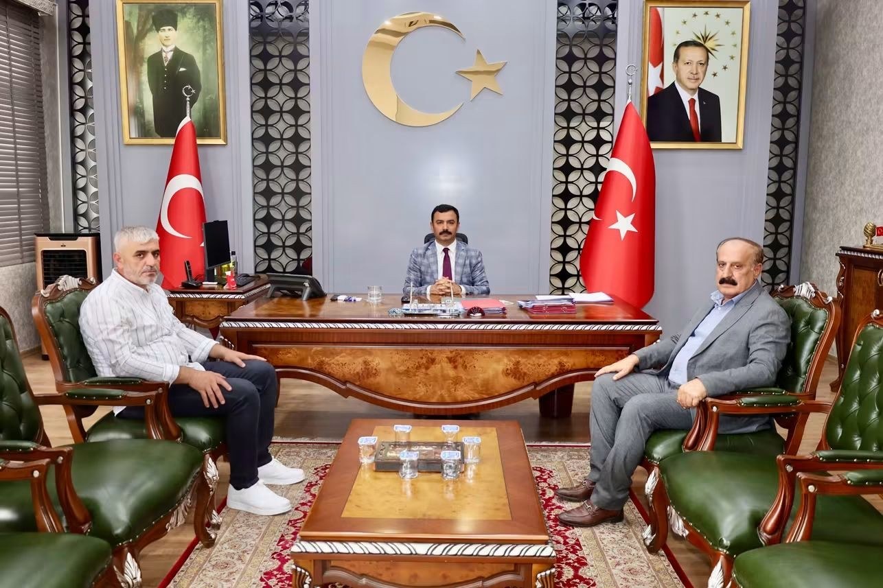 Kahta Şoförler Odasından Kaymakamlığa Ziyaret