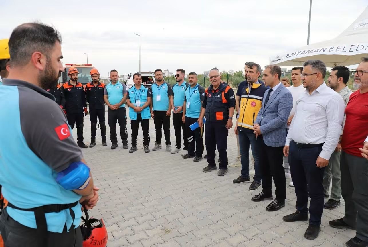 Adıyaman'da UMKE Ekipleri Deprem Tatbikatı Gerçekleştirdi