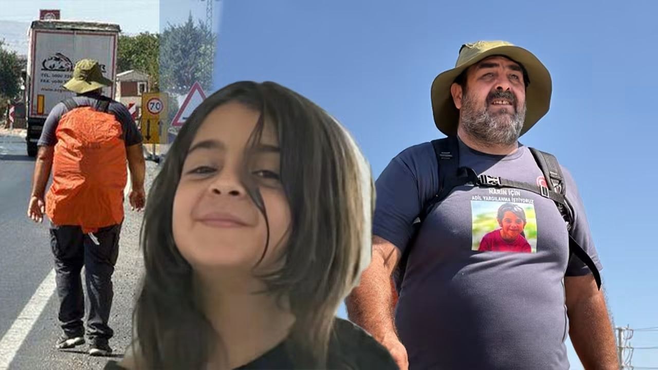 Narin Güran'ın Babası Arif Güran Ankara'ya Adalet Yürüyüşü Başlattı