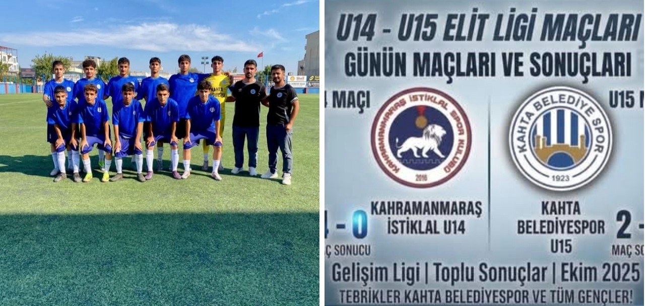 Kahta Belediyespor Gelişim Liginde Çifte Galibiyet Aldı